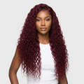 99J Burgundy Water Wave Bundles — 12A Remy Virgin Human Hair (1/3/4 Bundles)