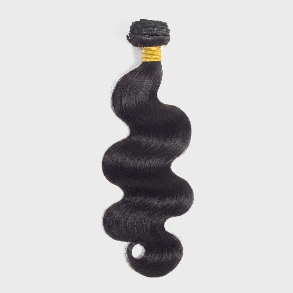 Body Wave Bundles with Closure — Brazilian Virgin Human Hair (3/4 Bundle Deal)