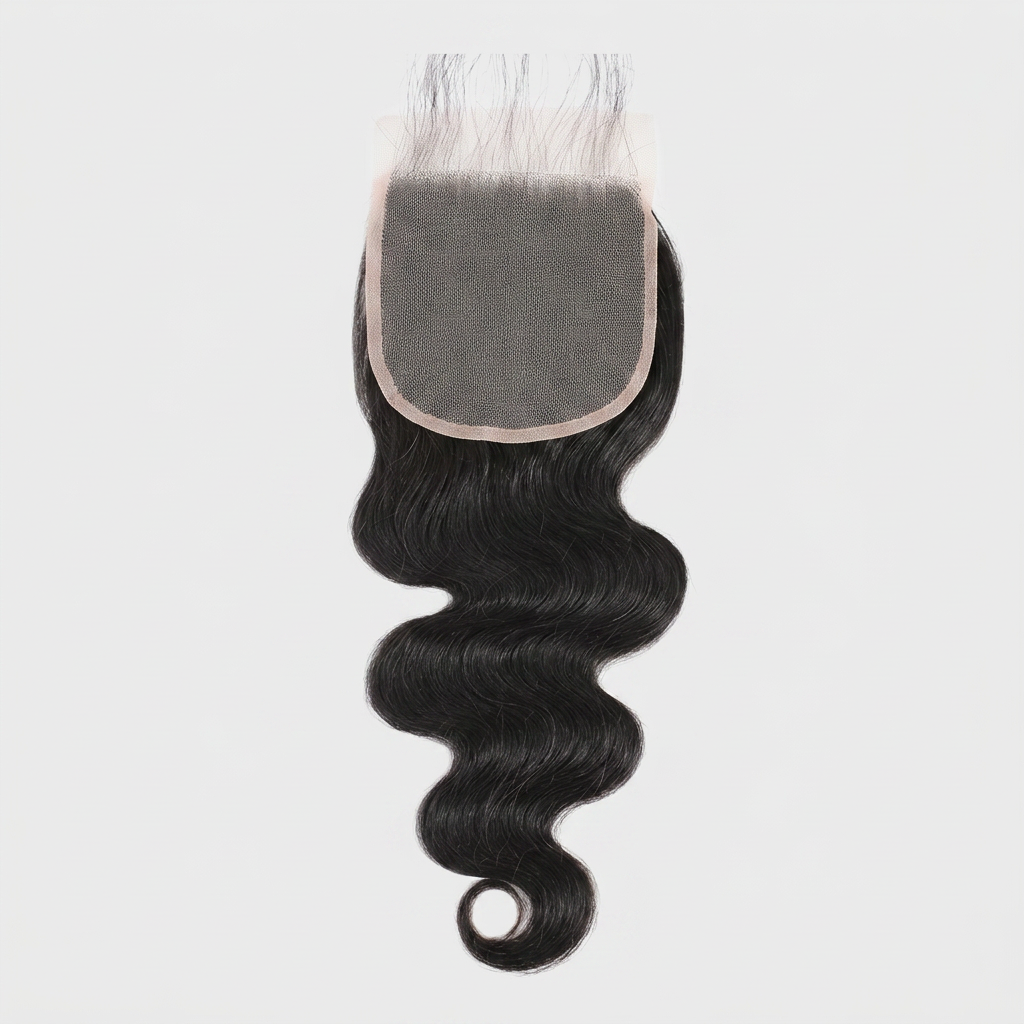 Body Wave Bundles with Closure — Brazilian Virgin Human Hair (3/4 Bundle Deal)
