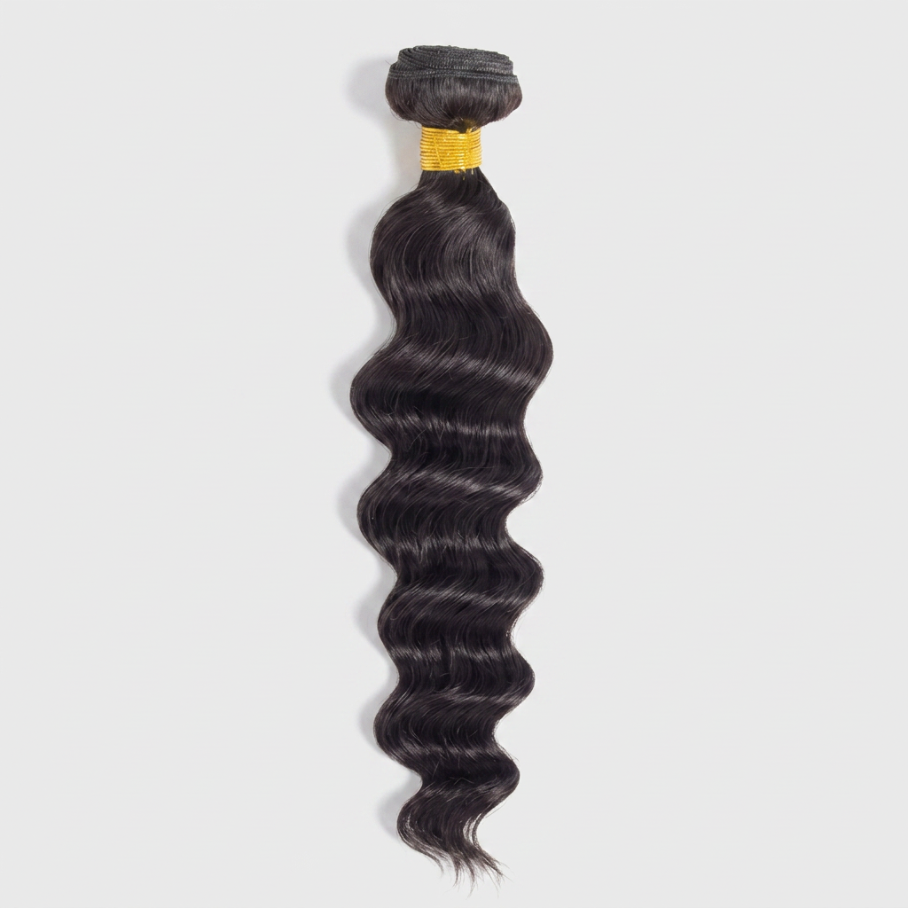 Loose Deep Wave Bundles with Closure — 100% Virgin Brazilian Hair (3/4 Bundle Deal)