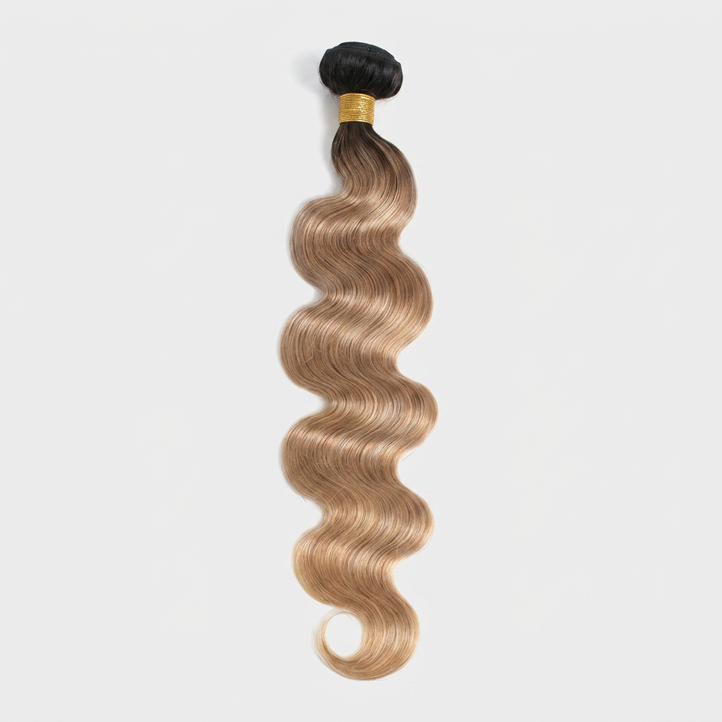 Ombre Blonde Body Wave Bundles — Brazilian Remy Human Hair (1/3/4 Bundles)