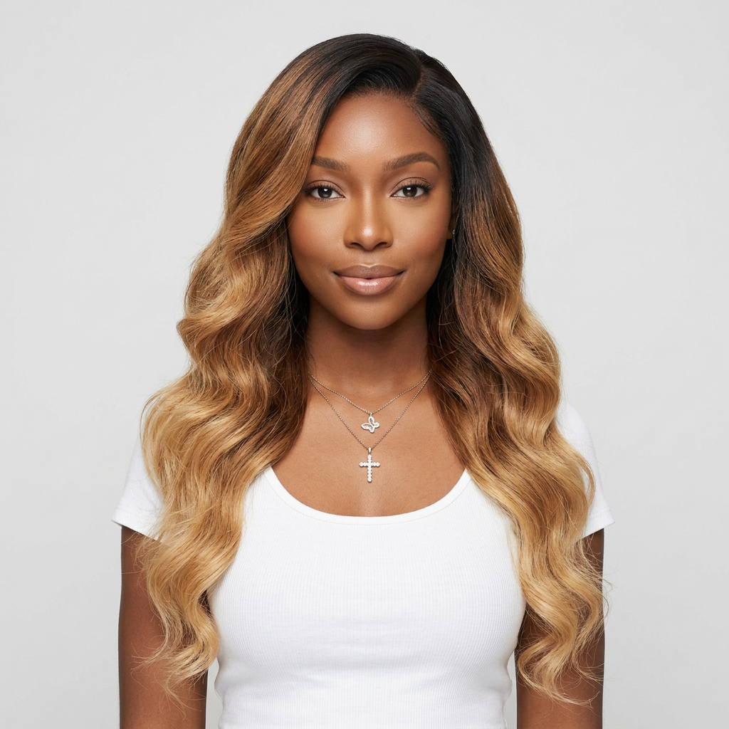 Ombre Blonde Body Wave Bundles — Brazilian Remy Human Hair (1/3/4 Bundles)