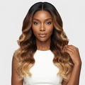 Ombre Body Wave Bundles with Closure — Brazilian Virgin Human Hair (3/4 Bundle Deal)